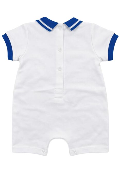 Pagliaccetto neonato azzurro in cotone NANAN | E25130AZZURRO