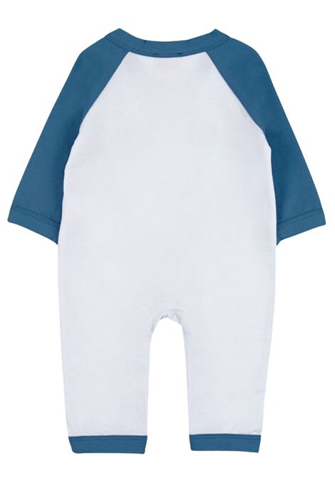 Tutina neonato azzurra in cotone NANAN | E25159AZZURRO