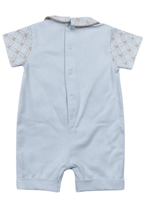 Pagliaccetto neonato azzurro in cotone NANAN | E25180AZZURRO