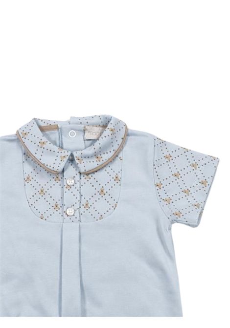 Pagliaccetto neonato azzurro in cotone NANAN | E25180AZZURRO