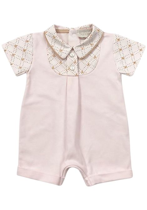 Pagliaccetto neonata rosa in cotone NANAN | E25180RROSA