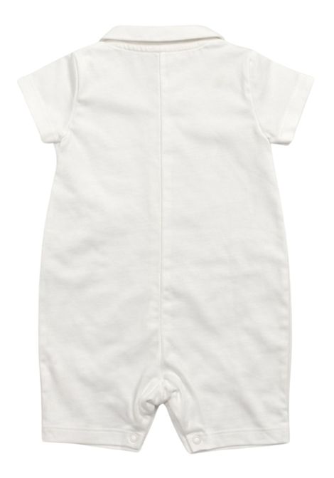 Pagliaccetto neonata bianco in cotone NANAN | E25403BBIANCO