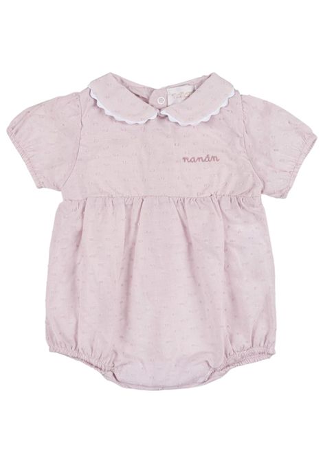 Pagliaccetto neonata rosa in cotone NANAN | E25440ROSA