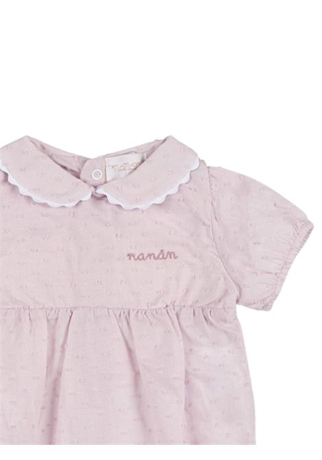 Pagliaccetto neonata rosa in cotone NANAN | E25440ROSA