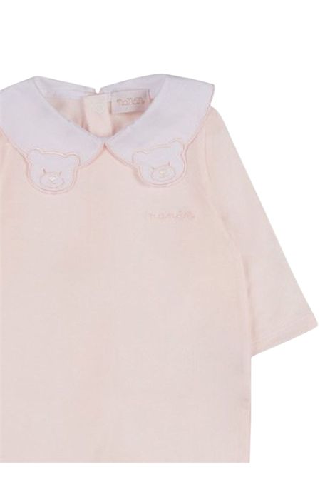 Pink cotton baby romper NANAN | E25576//ROSA