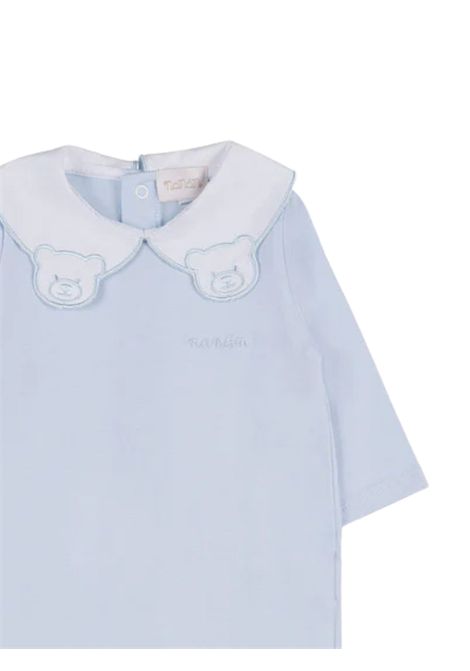 Baby blue cotton romper NANAN | E25576AZZURRA
