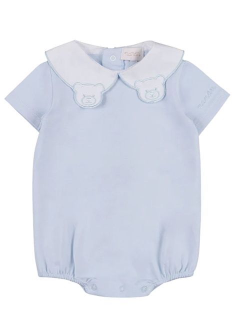 Baby blue cotton romper NANAN | E25579AZZURRO