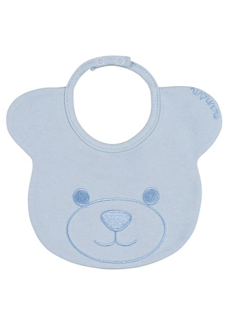 Bavaglino neonato azzurro in cotone NANAN | E25582AZZURRO
