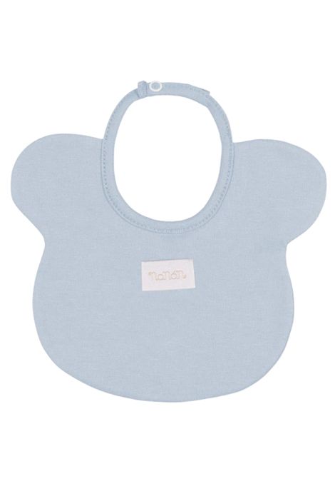 Bavaglino neonato azzurro in cotone NANAN | E25582AZZURRO