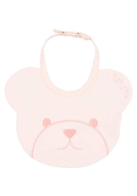 Bavaglino neonata rosa in cotone NANAN | E25582RROSA