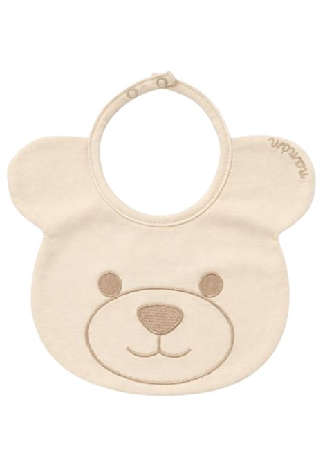 Bavaglino per neonati in cotone color sabbia NANAN | E25582RSABBIA