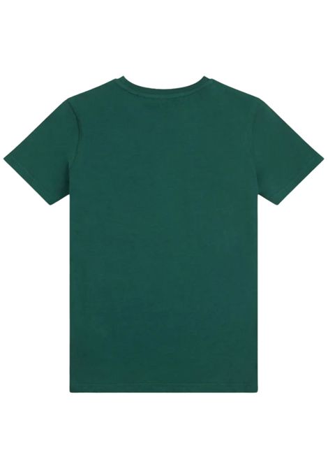 T-shirt bambino verde in cotone NEW BALANCE | LAKB0025/MOVERDE