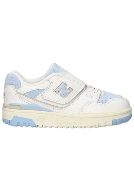 Scarpe unisex bianco/azzurro in pelle NEW BALANCE | PHB5500LLBB/PIABIANCO/AZZURRO