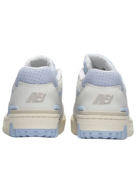 Scarpe unisex bianco/azzurro in pelle NEW BALANCE | PHB550LB/PIABIANCO/AZZURRO