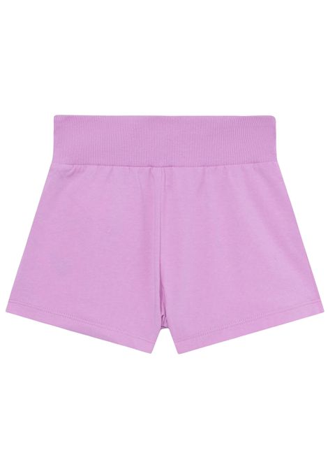 Shorts bambina lilla in cotone Nike | 36L851/MOLILLA