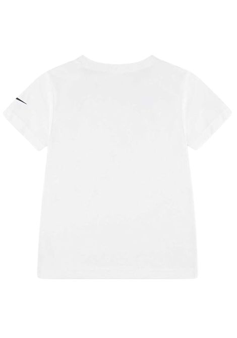 White cotton T-shirt for children Nike | 86M845/MOBIANCO