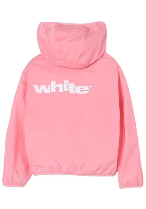 Giubbino bambina rosa antivento OFF WHITE | OGEB004S25FAB001/CEROSA