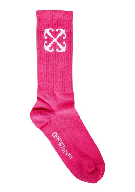 Fuchsia cotton socks for girls OFF WHITE | OGRA003S24KNI00/DELFUCSIA
