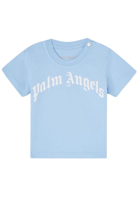 Tris t-shirt neonato in cotone PALM ANGELS | PB2X017S25JER/DELMULTICOLOR