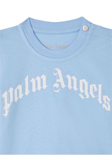 Tris t-shirt neonato in cotone PALM ANGELS | PB2X017S25JER/DELMULTICOLOR