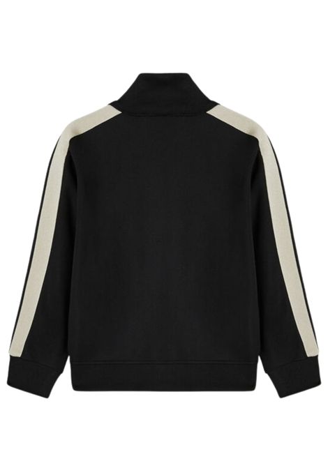 Unisex black cotton sweatshirt PALM ANGELS | PBBD002C99FAB/DELNERO