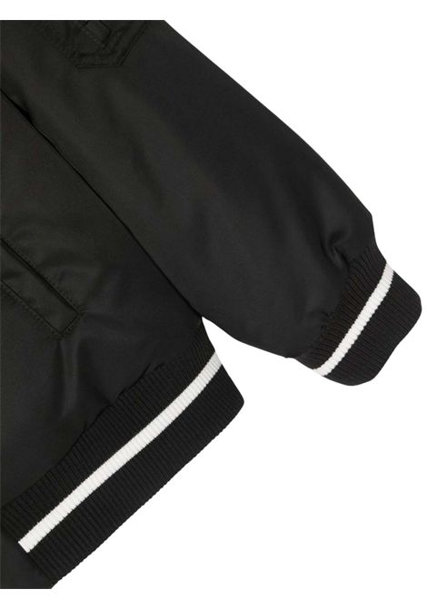 Giubbino bambino nero bomber PALM ANGELS | PBEH002F23FAB/DELNERO