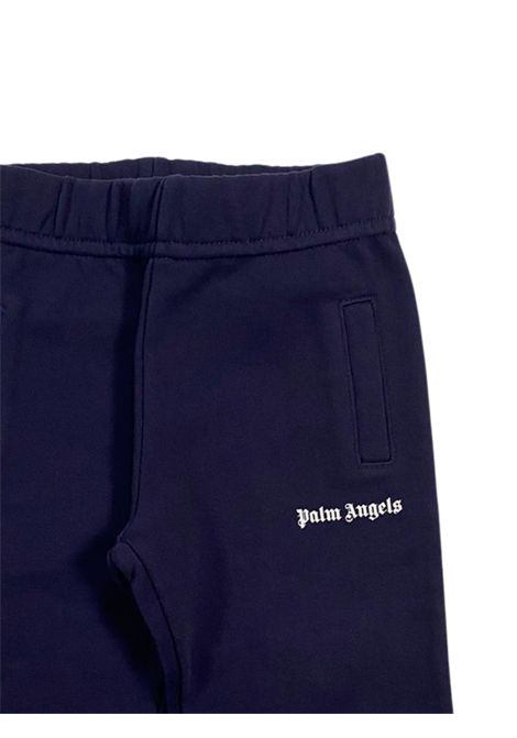 Pantalone neonato blu in cotone PALM ANGELS | PBXD003S23FLE/DELBLU
