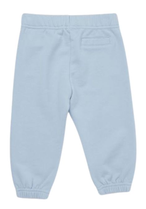 Baby blue cotton trousers PALM ANGELS | PBXD003S24FLE/DELAZZURRO