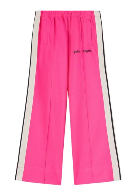 Girls' cotton blend trousers PALM ANGELS | PGCJ006S25FLE/DELFUCSIA