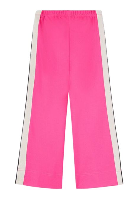 Girls' cotton blend trousers PALM ANGELS | PGCJ006S25FLE/DELFUCSIA