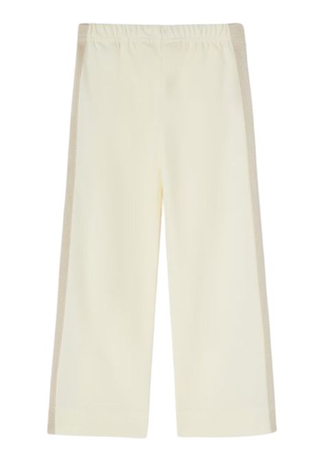 Girls' cotton blend trousers PALM ANGELS | PGCJ006S25FLE/DELSABBIA