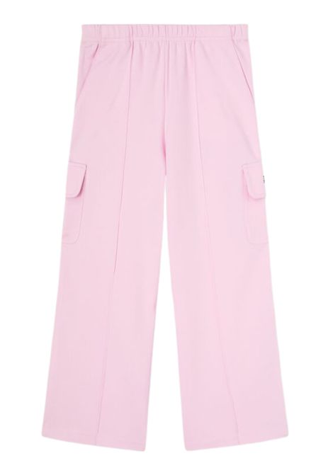 Pink viscose trousers for girls PALM ANGELS | PGCJ011S25FLE/DELROSA