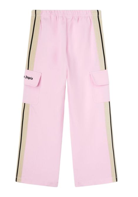 Pink viscose trousers for girls PALM ANGELS | PGCJ011S25FLE/DELROSA