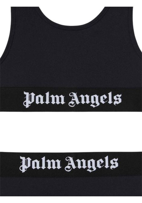 Black girls' swimsuit PALM ANGELS | PGFE002C99JER/DELNERO