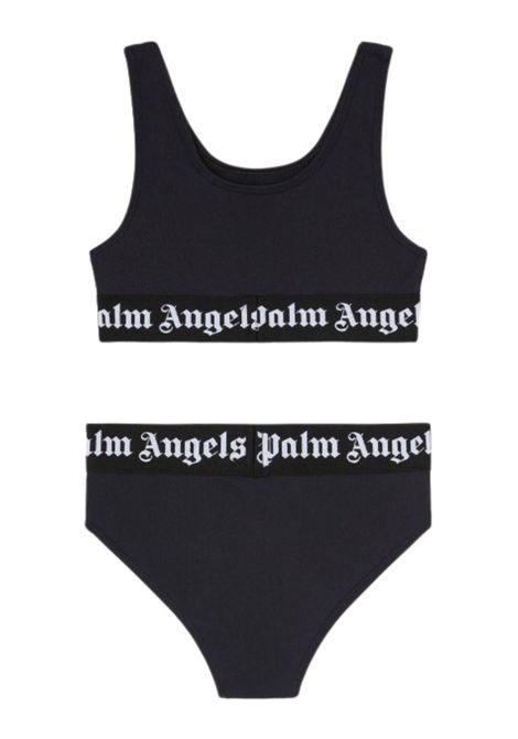 Black girls' swimsuit PALM ANGELS | PGFE002C99JER/DELNERO