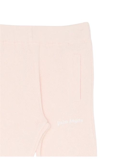 Pantalone neonata rosa in cotone PALM ANGELS | PGXD002S23FLE/DELROSA