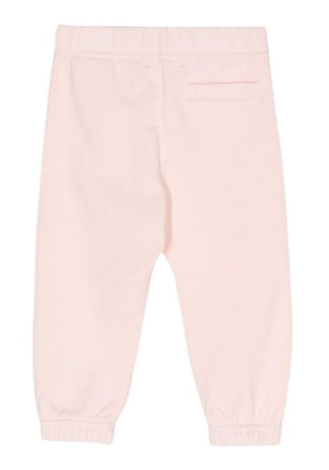 Pink cotton baby trousers PALM ANGELS | PGXD002S24FLE/DELROSA