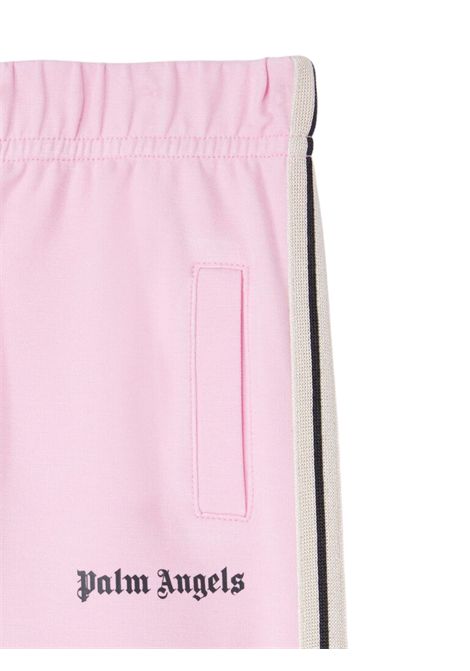 Pink viscose trousers for newborns PALM ANGELS | PGXD002S25FLE/DELROSA