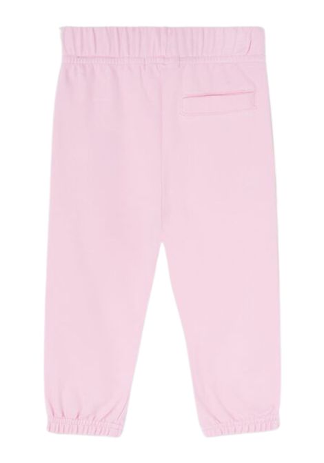 Pink viscose trousers for newborns PALM ANGELS | PGXD002S25FLE/DELROSA