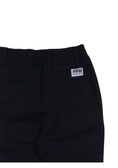 Black cotton trousers for children Paolo Pecora | PP2716/SUNERO