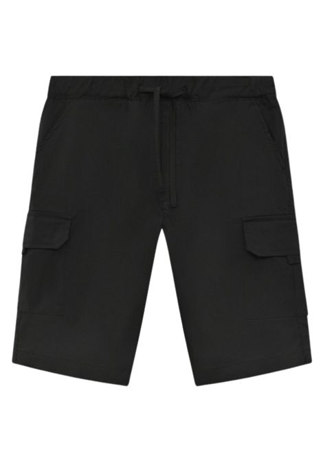Black cotton Bermuda shorts for children Paolo Pecora | PP3298/SUNERO