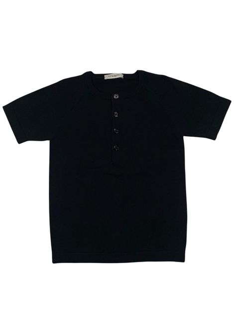 Maglia bambino nera in cotone Paolo Pecora | PP3650/SUNERO