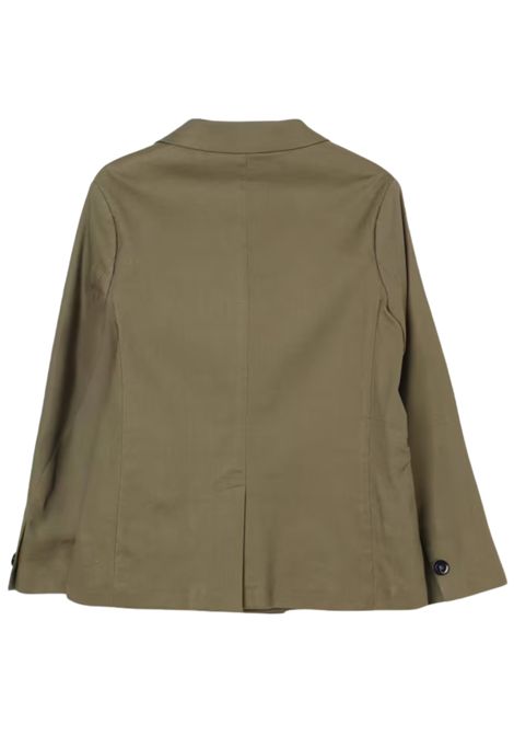 Giacca bambino in cotone e lino Paolo Pecora | PP3904/ANVERDE