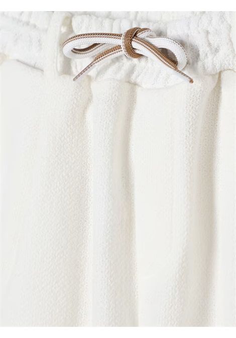 Bermuda bambino in misto cotone Paolo Pecora | PP4021/MABIANCO