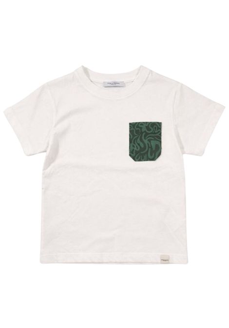 T-shirt bambino bianca in cotone Paolo Pecora | PP4055/MABIANCO