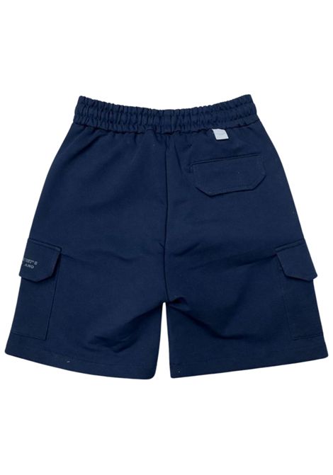 Bermuda bambino blu in cotone Paolo Pecora | PPPP4019/MABLU