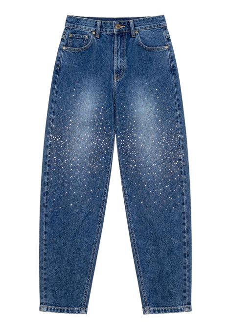 Jeans bambina in cotone denim Patrizia Pepe | 777P0428DENIM