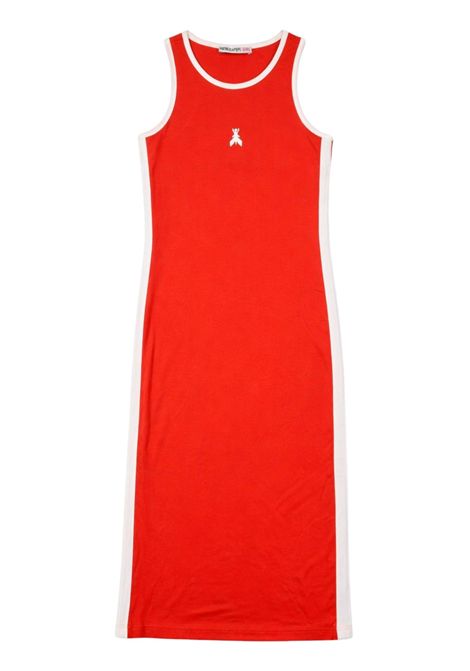 Abito bambina rosso corallo in viscosa Patrizia Pepe | 7A0581ROSSO