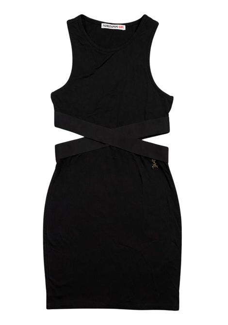 Abito bambina nero in viscosa Patrizia Pepe | 7A0609NERO