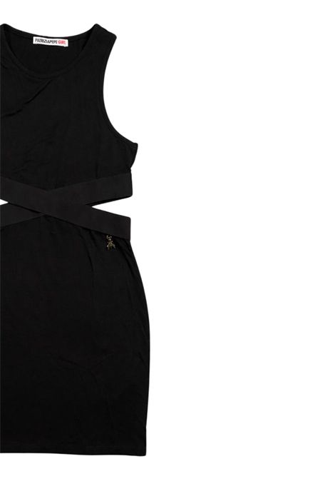Abito bambina nero in viscosa Patrizia Pepe | 7A0609NERO